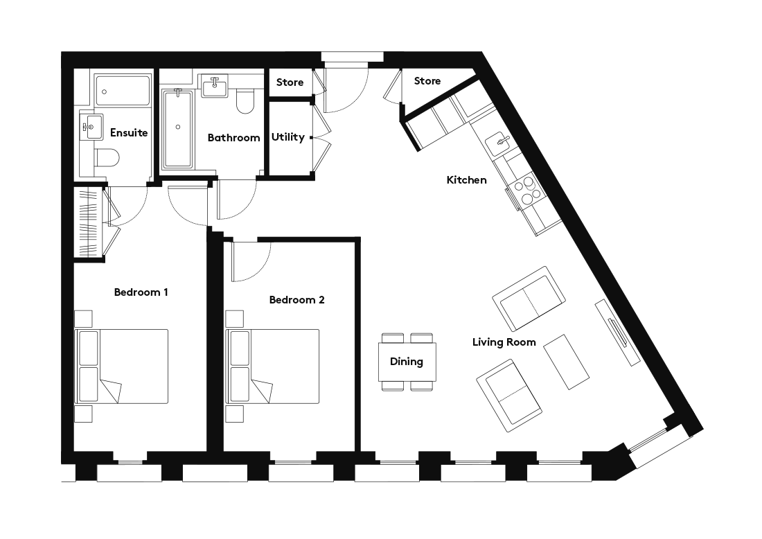 Linter – 603 floorplan