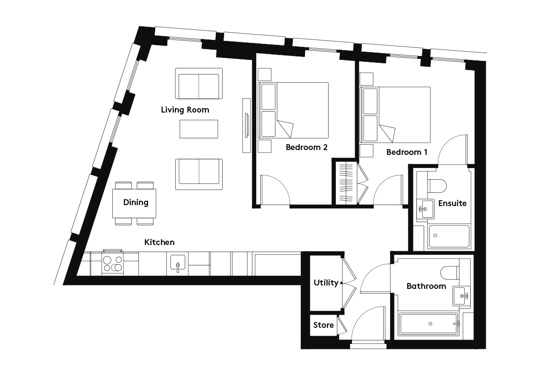 Linter – 404 floorplan