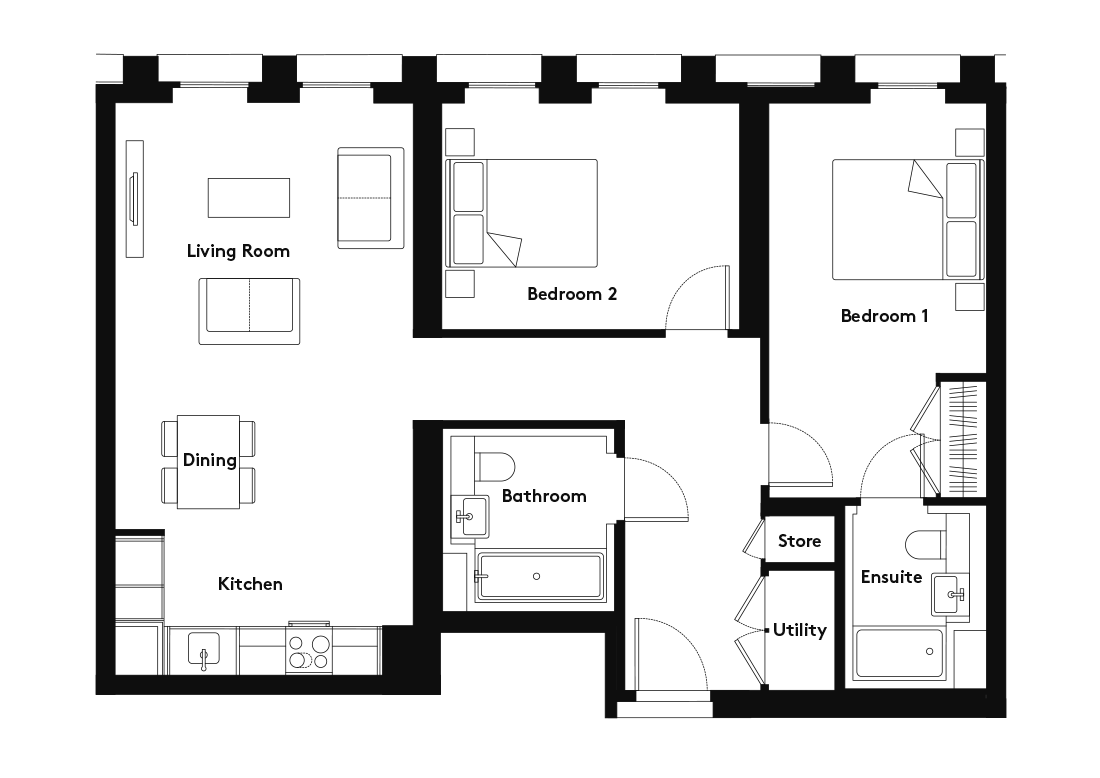 Carding – 505 floorplan