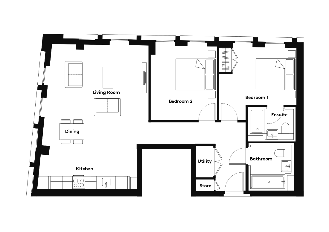 Carding – 1203 floorplan