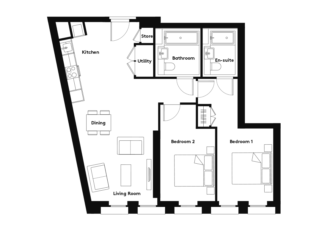 Calico – 704 floorplan