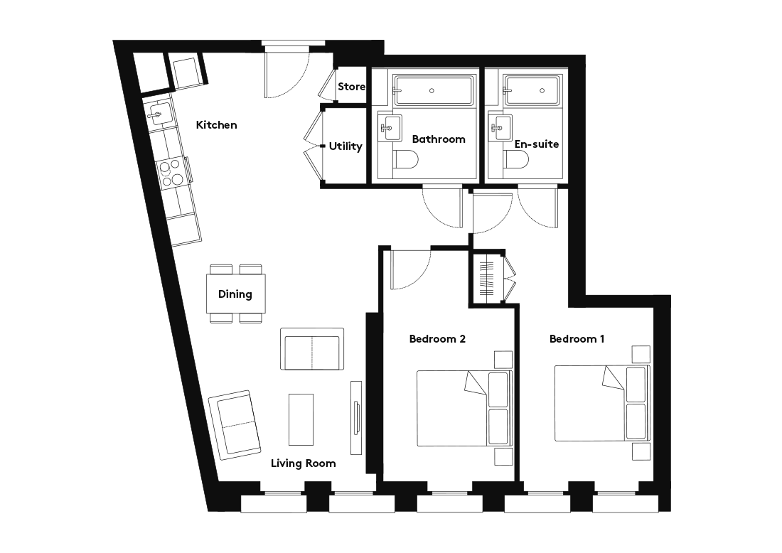 Calico – 104 floorplan