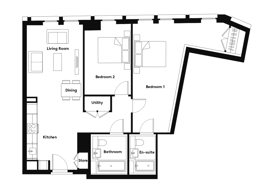 Calico – 909 floorplan