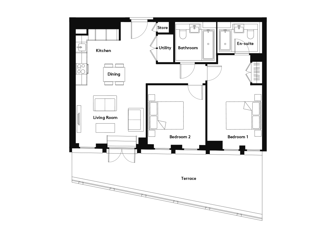 Calico – 1003 floorplan